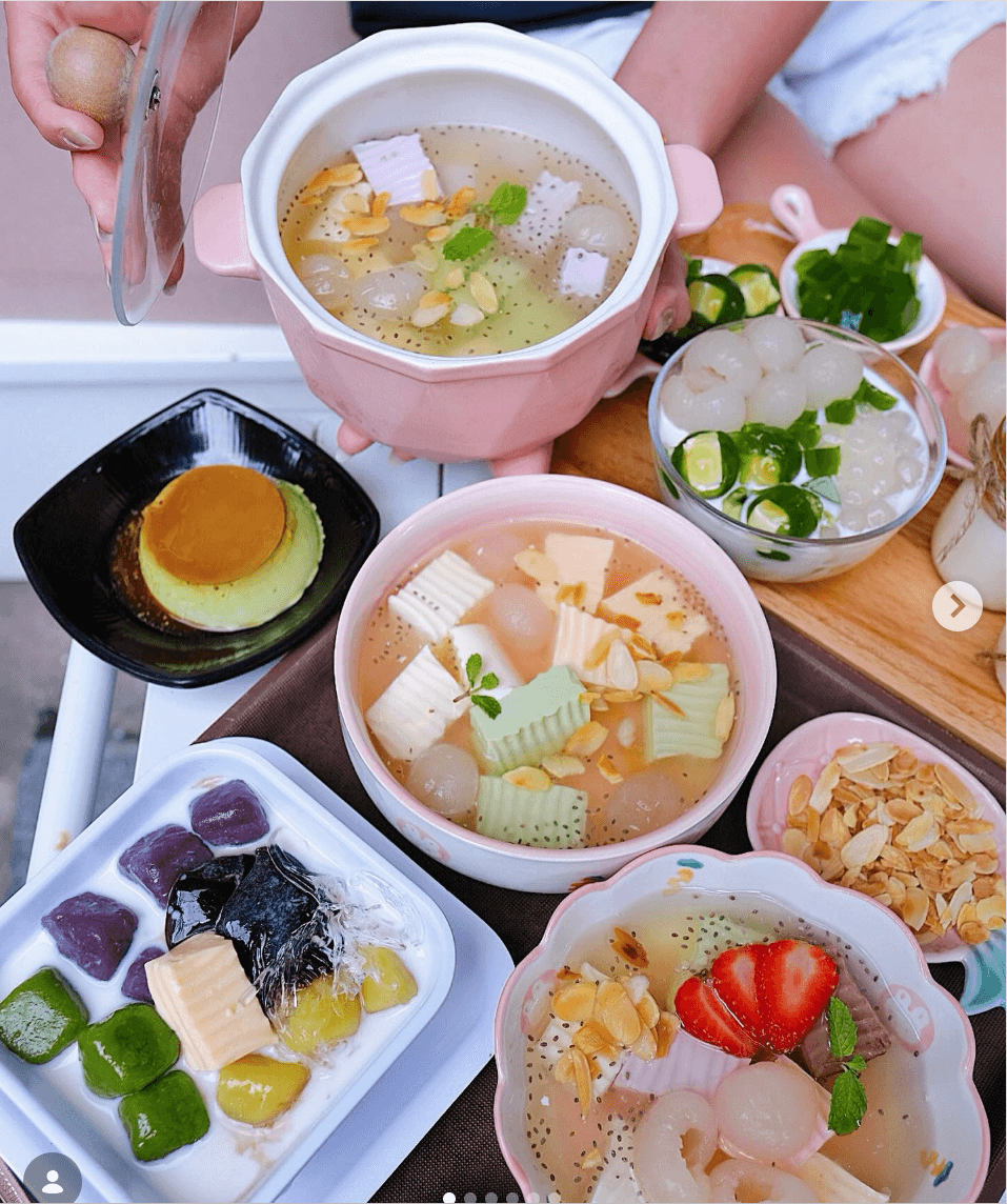 Vietnamese Milk Jelly Dessert