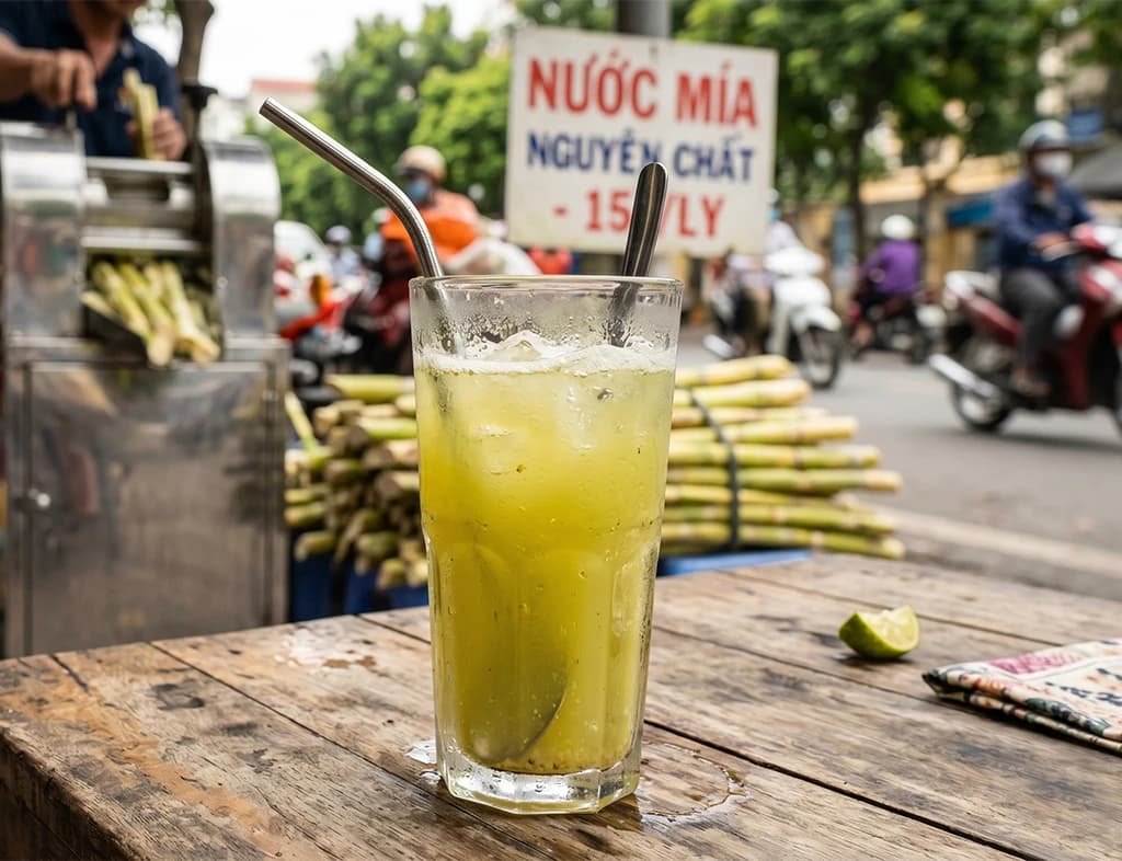 Nước mía - Sugarcane Juice
